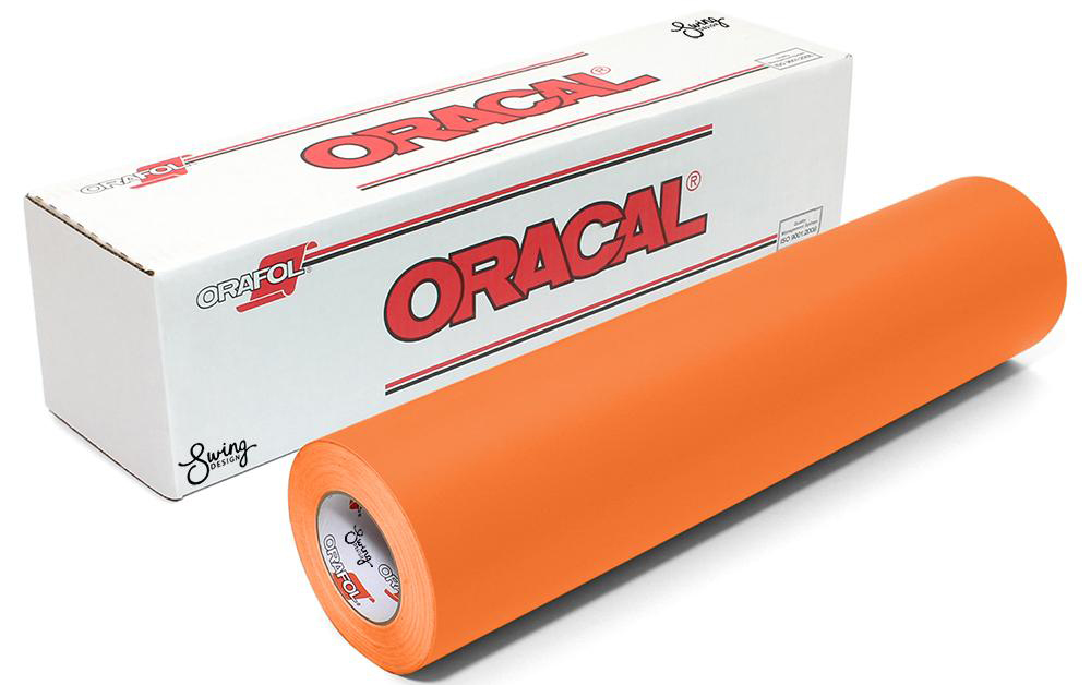 24IN LIGHT ORANGE 631 EXHIBITION CAL - Oracal 631 Exhibition Calendered PVC Film